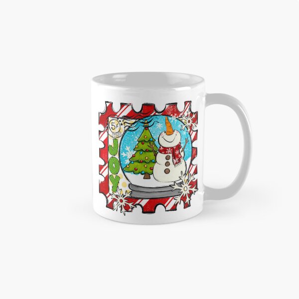 Item preview, Christmas Snowman Snowglobe Stamp designed and sold by Posh Print Design Co., LLC.