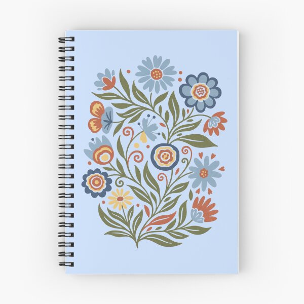 Item preview, Warm Folk Floral Pattern Design designed and sold by 0606PM.