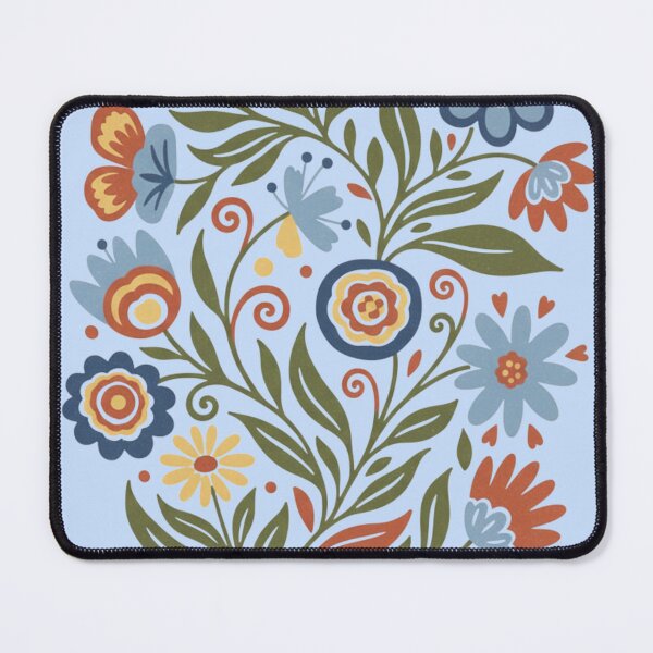 Item preview, Warm Folk Floral Pattern Design designed and sold by 0606PM.