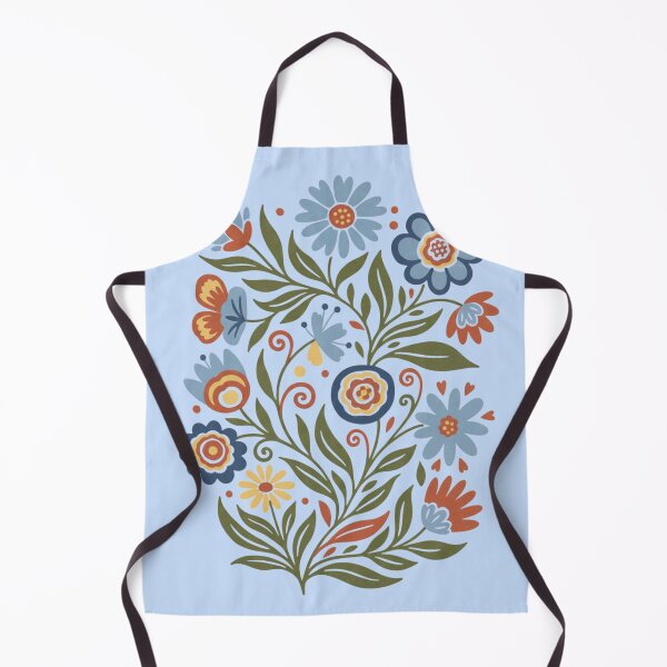 Item preview, Warm Folk Floral Pattern Design designed and sold by 0606PM.