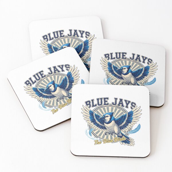 Item preview, Mid Century Blue Jay | Vintage Bird Illustration  designed and sold by lamiarte.