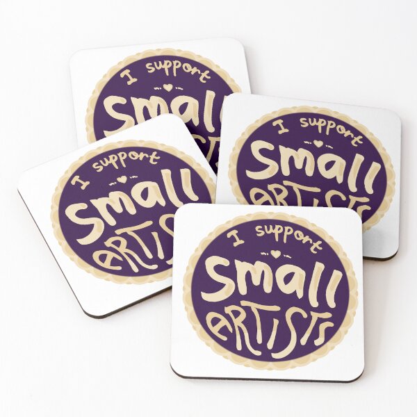 Item preview, Small Artist Support Badge - Maroon designed and sold by Asha-Art.