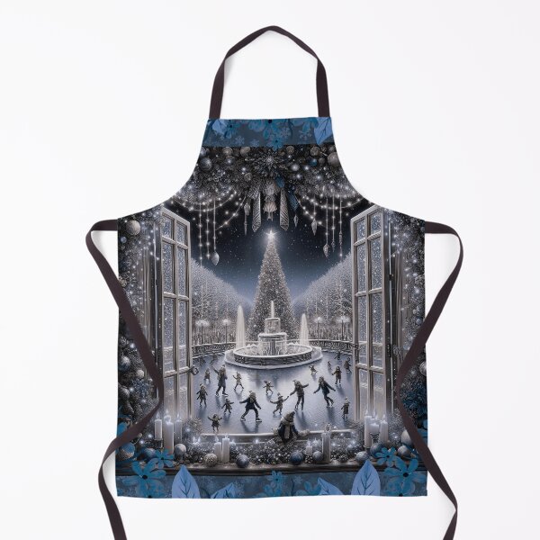Item preview, Happy Holidays XM17 Blue Leaves designed and sold by HappyHavenStu.