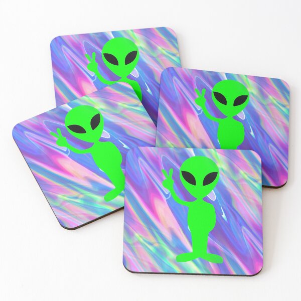 Item preview, alien hologram print  designed and sold by Gossip Rag.
