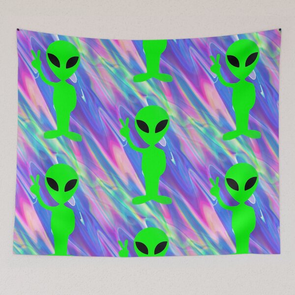 Item preview, alien hologram print  designed and sold by Gossip Rag.