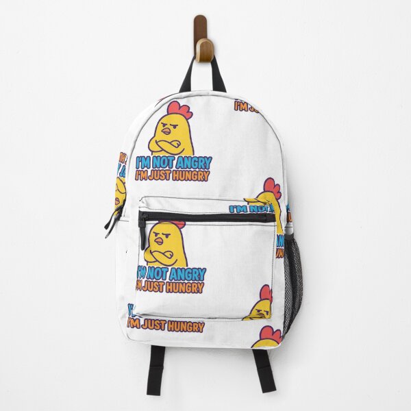 Item preview, I’m Not Angry, I’m Just Hungry – Funny Chicken Sticker designed and sold by Billiyart art' .