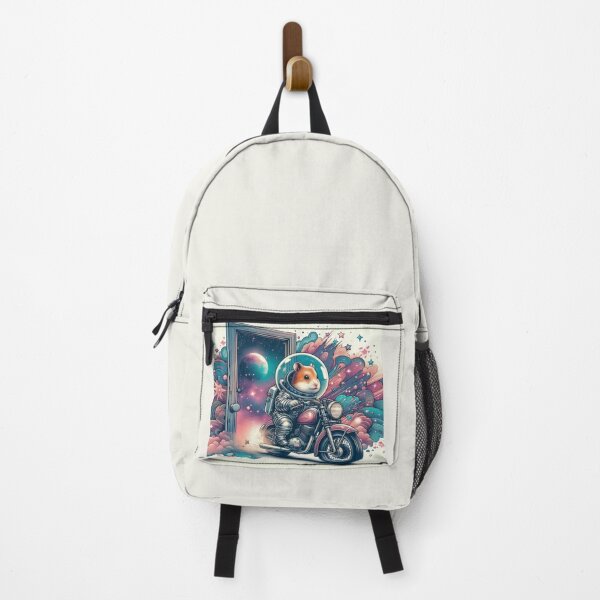 Item preview, "Cosmic Hamster Rider – Space Adventure on Two Wheels" designed and sold by Dogandesighn.