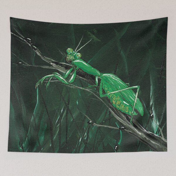 Item preview, Marty the Mantis designed and sold by Dianne Hancock-James.