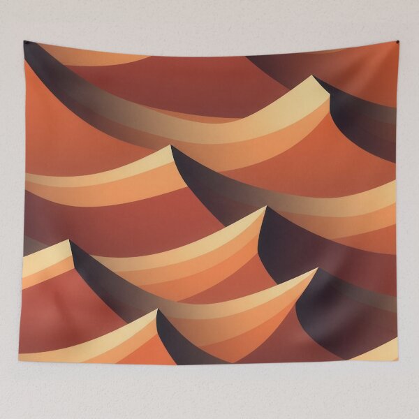 Item preview, Bold Abstract Sand Dune Wave Pattern designed and sold by NoctaHike.