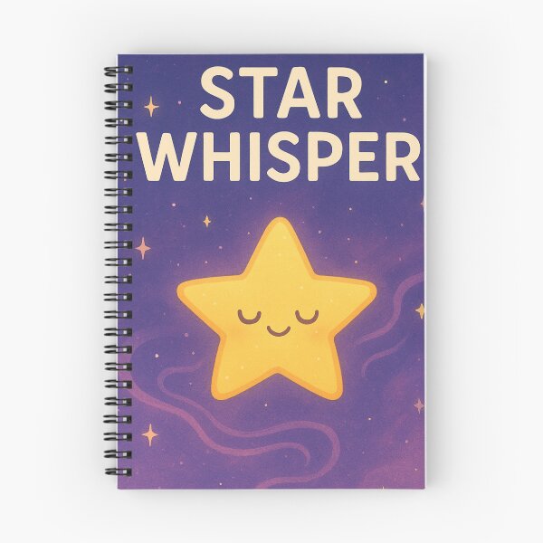 Item preview, Star Whisper – Kawaii Cosmic Aesthetic Art designed and sold by Hallin.