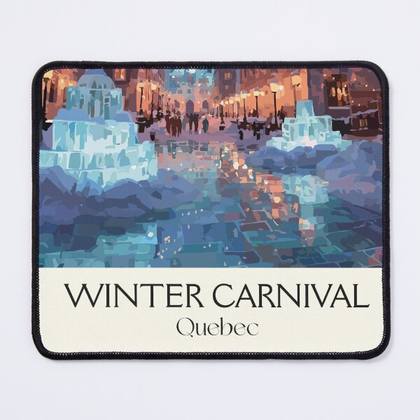 Item preview, Quebec Winter Carnival | Night Parade and Ice Palace Art designed and sold by TuncGK.