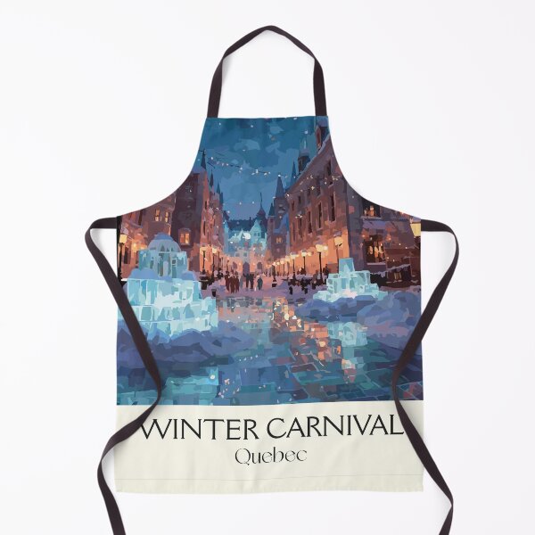 Item preview, Quebec Winter Carnival | Night Parade and Ice Palace Art designed and sold by TuncGK.