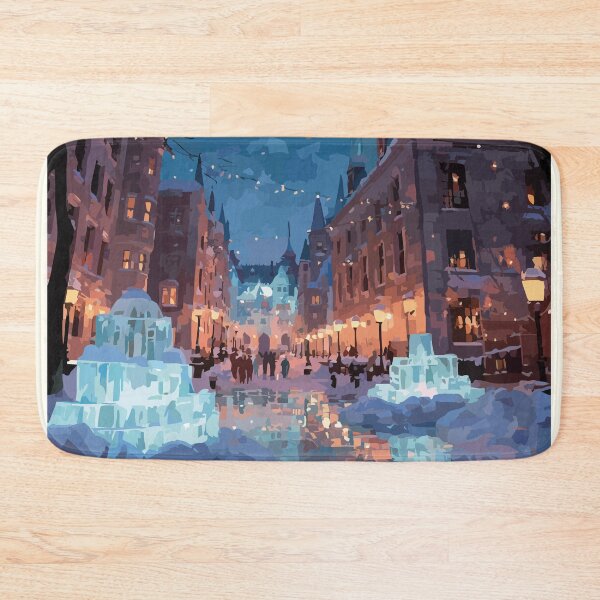 Item preview, Quebec Winter Carnival | Night Parade and Ice Palace Art designed and sold by TuncGK.