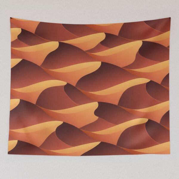 Item preview, Seamless Abstract Desert Dunes Pattern designed and sold by NoctaHike.