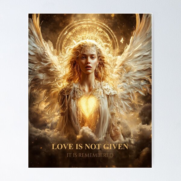 Item preview, Remembered Love – Celestial Angel of Light and Memory designed and sold by VisionaryVeils.
