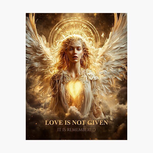 Item preview, Remembered Love – Celestial Angel of Light and Memory designed and sold by VisionaryVeils.
