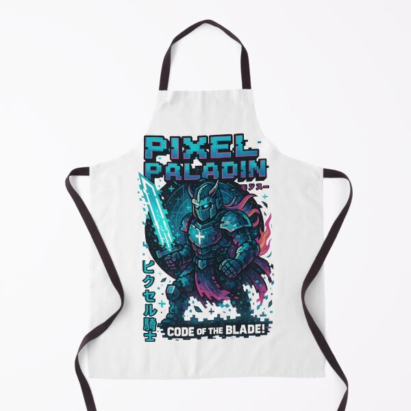 Item preview, Pixel Paladin – Code of the Blade | 8-Bit Cyber Knight Retro Fantasy Design designed and sold by Snackwear Apparel.