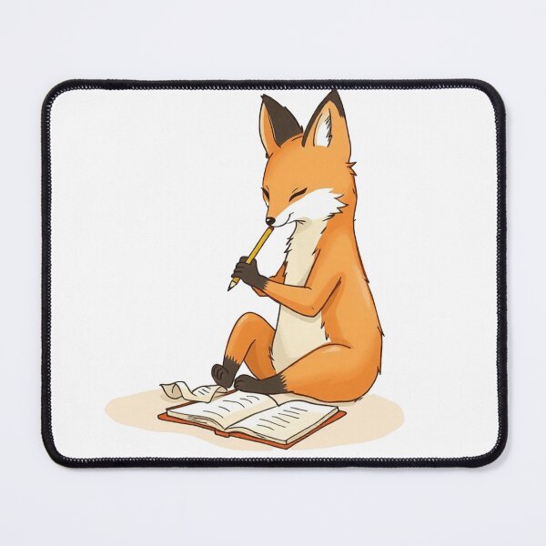 Item preview, Author Fox - Creative Writer & Journaling Fox designed and sold by JanChryzostom.