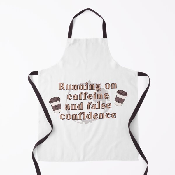 Item preview, Funny Coffee Quote Shirt | Running on Caffeine & False Confidence | Office Humor Gift designed and sold by PunAtWork.