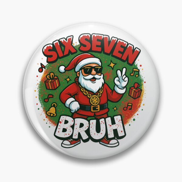 Item preview, Santa Claus SIX SEVEN BRUH Funny Christmas  designed and sold by DigiSudu.