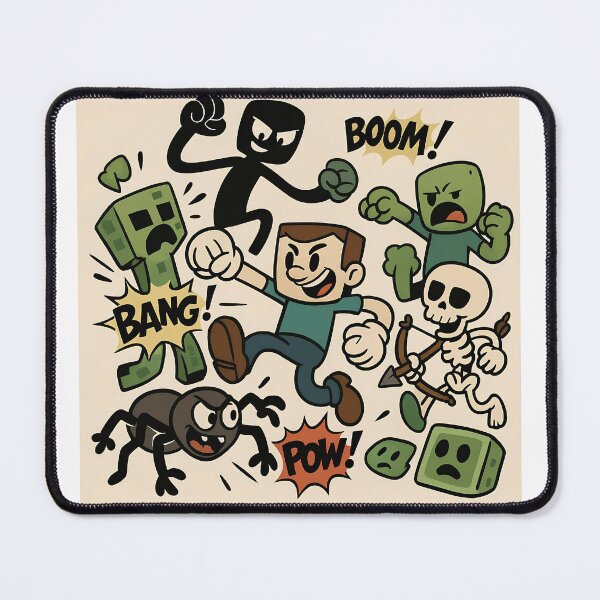 Item preview, Minecraft Retro Cartoon – 1930s Rubber Hose Style designed and sold by AnimeShin.