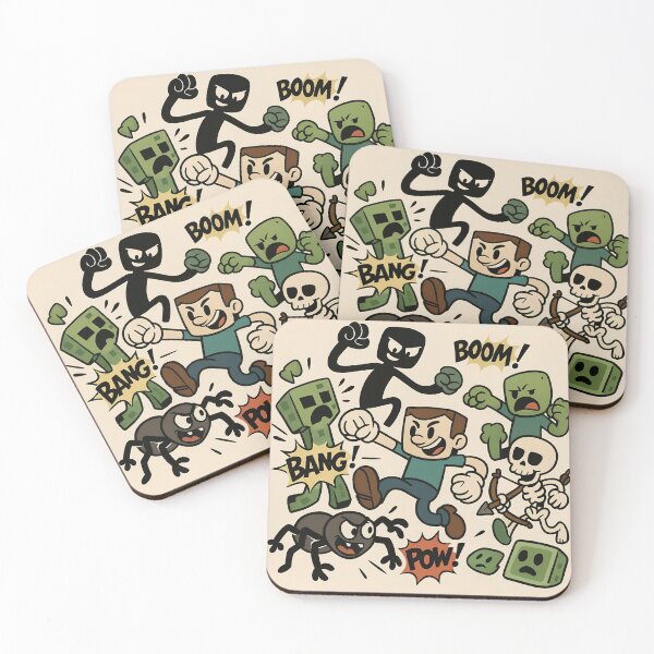 Item preview, Minecraft Retro Cartoon – 1930s Rubber Hose Style designed and sold by AnimeShin.
