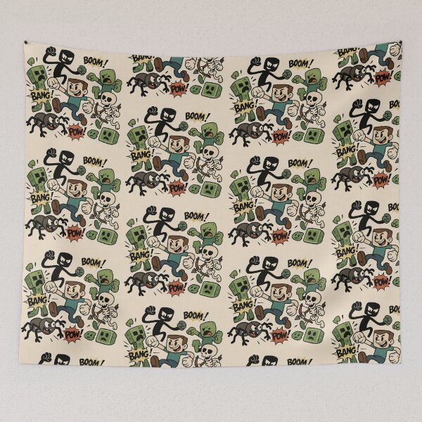 Item preview, Minecraft Retro Cartoon – 1930s Rubber Hose Style designed and sold by AnimeShin.