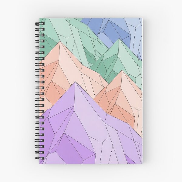 Item preview, Geometric Pastel Mountains in Abstract Layers designed and sold by NoctaHike.