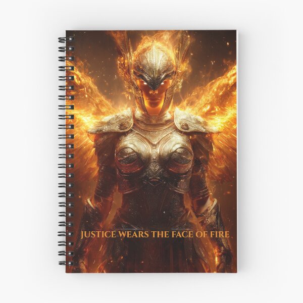 Item preview, The Face of Fire – Angel of Justice and Flame designed and sold by VisionaryVeils.