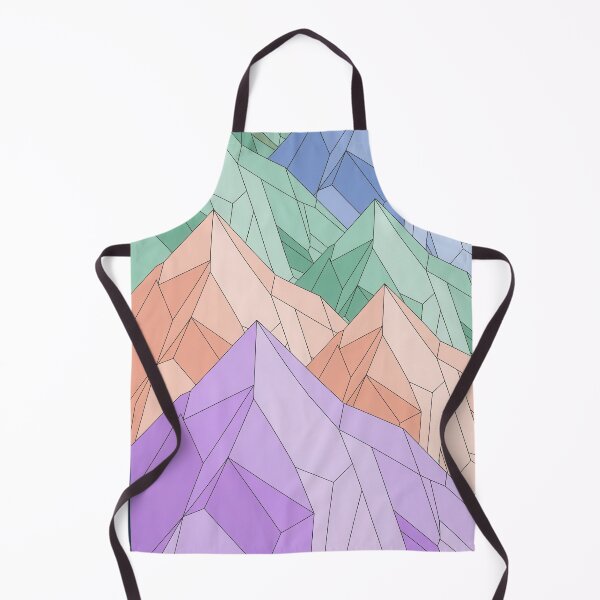 Item preview, Geometric Pastel Mountains in Abstract Layers designed and sold by NoctaHike.