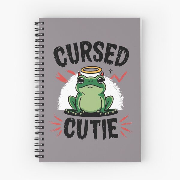 Item preview, Cursed Cute Frog: Halo of Sass designed and sold by WeranovDesign.