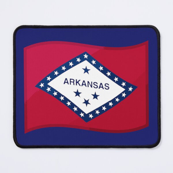 Item preview, Arkansas State Flag designed and sold by UglyMandalas.