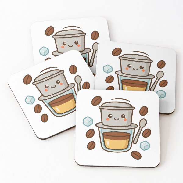 Item preview, Kawaii Cà Phê Sữa Đá – Vietnamese Phin Coffee designed and sold by SaigonSoulArt91.