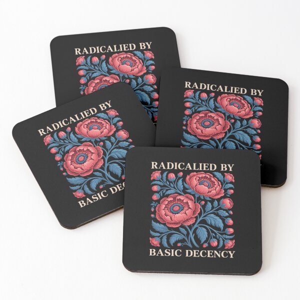 Item preview, Radicalized By Basic Decency Floral designed and sold by Kcgarciaso.