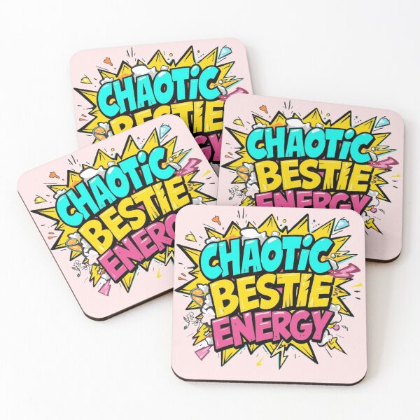 Item preview, Chaotic Bestie Energy - Cute designed and sold by ConfuseLab Shop.