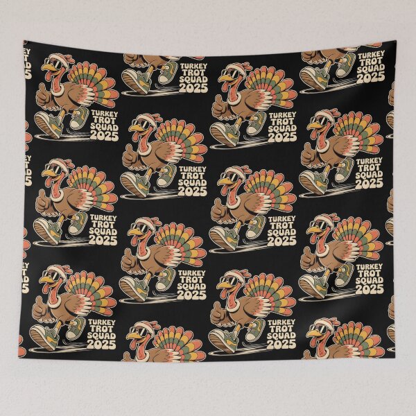 Item preview, Turkey Trot Squad 2025 - Thanksgiving Trot Race Design designed and sold by LovelyEvaDesign.