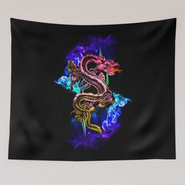 Item preview, Fire Breathing Neon Dragon  designed and sold by Imemewell.