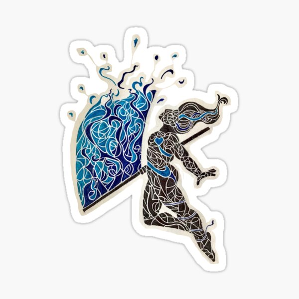 Creating a Flow (Guard Girl) Sticker