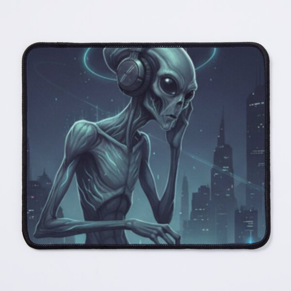 Item preview, Out of This World Alien DJ | Sci-Fi Synthwave Music designed and sold by SueQsArt.