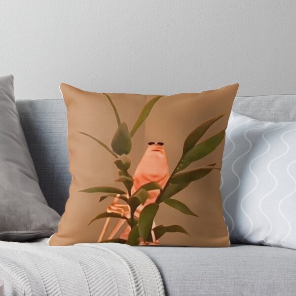 Item preview, Funny Marcus Worm Hiding in a Plant designed and sold by creepytoesart.