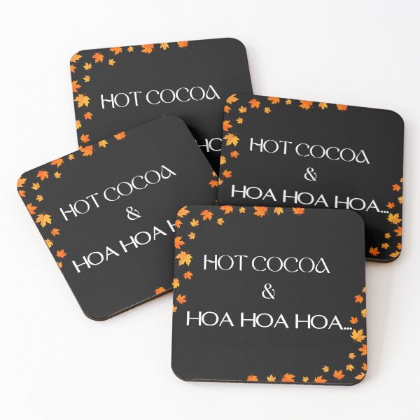 Item preview, Hot Cocoa and Hoa Hoa Hoa – Cozy Seasonal Design designed and sold by dainea.