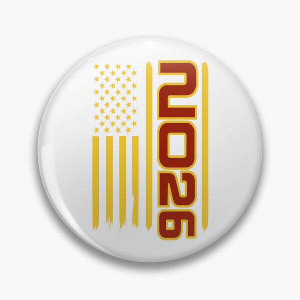 Item preview, 2026 Red Yellow USA Flag Retro designed and sold by SunfullyYours.
