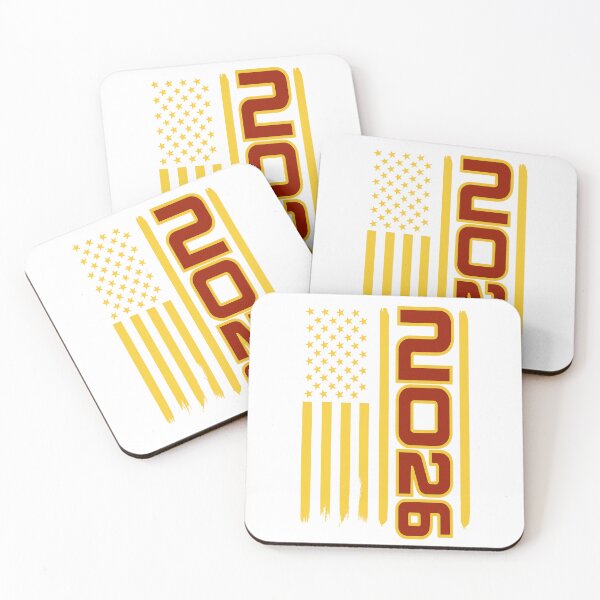 Item preview, 2026 Red Yellow USA Flag Retro designed and sold by SunfullyYours.