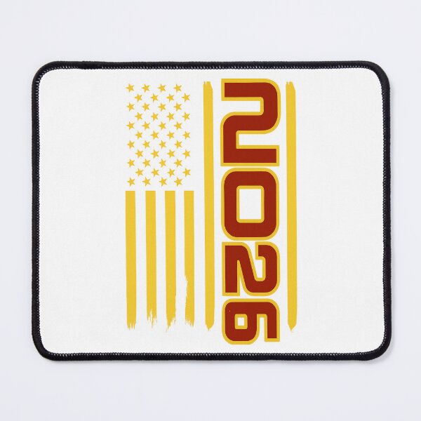 Item preview, 2026 Red Yellow USA Flag Retro designed and sold by SunfullyYours.