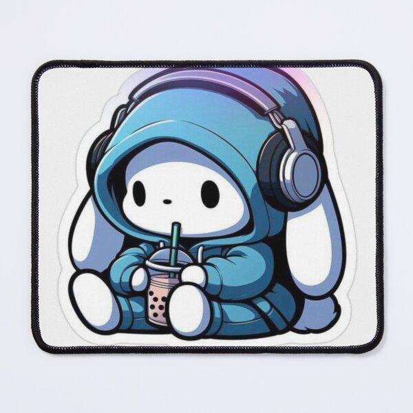 Item preview, Handmade drawing of cute guy drinking boba tea   designed and sold by NivyasArtistry.