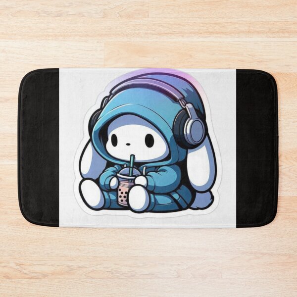Item preview, Handmade drawing of cute guy drinking boba tea   designed and sold by NivyasArtistry.
