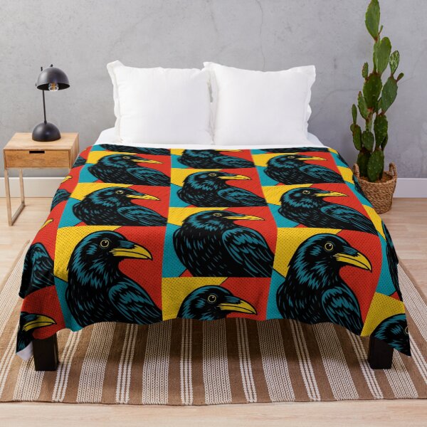 Item preview, Pop Art Raven – Bold Comic Style Bird Illustration designed and sold by Dogandesighn.