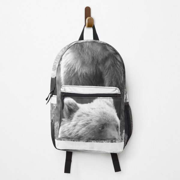 Item preview, Young grizzly bear II (monochrome) designed and sold by zumi.