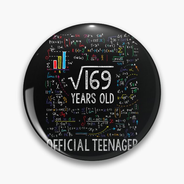 Item preview, Square Root Of 169 13 Years Old Official Teenager Birthday designed and sold by MadalynKiehn.