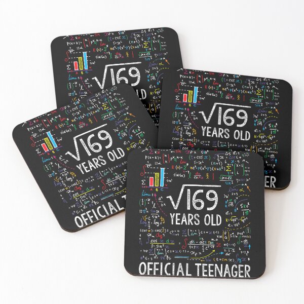 Item preview, Square Root Of 169 13 Years Old Official Teenager Birthday designed and sold by MadalynKiehn.